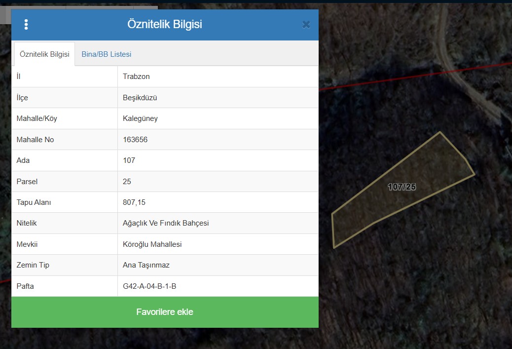 MABEL GAYRİMENKUL/BEŞİKDÜZÜ KALEGÜNEY MAH 3 PARSEL TEK FİYAT